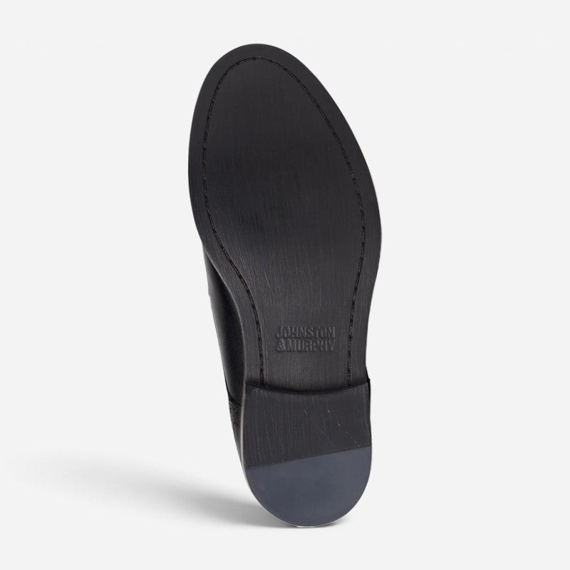 Big Kid's Conard Cap Toe Black Full Grain Leather