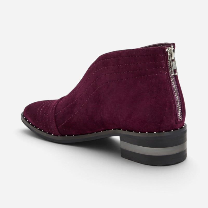 Faradays Burgundy Suede/Black