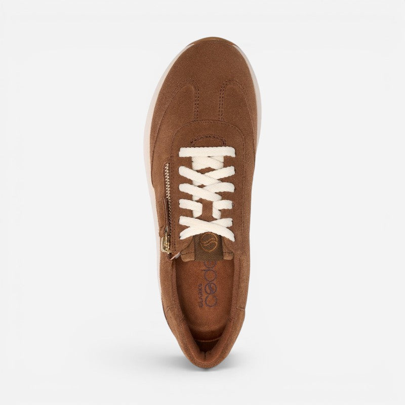Code R Run Dark Tan Suede