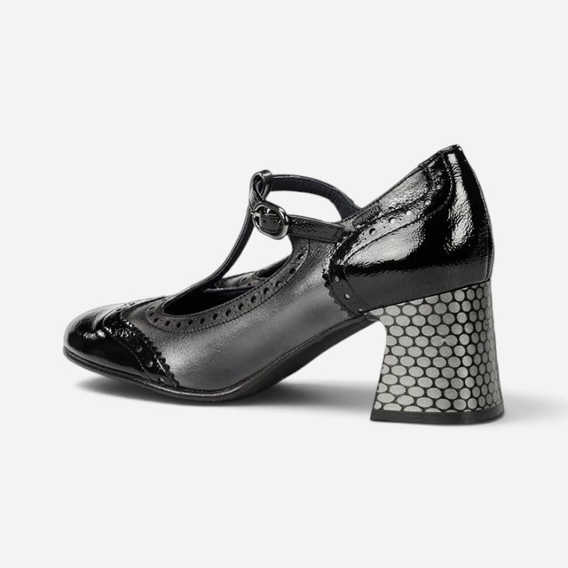 Dacy T-Strap Black/Anthracite