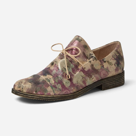 Kotty Burgundy Smudge Print