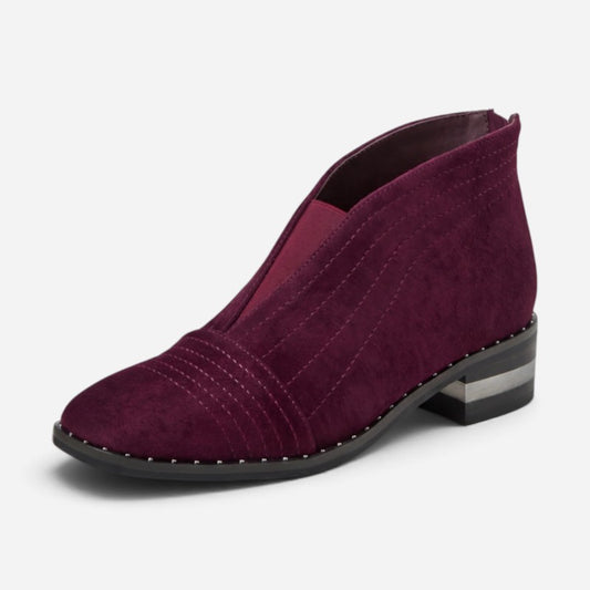 Faradays Burgundy Suede/Black