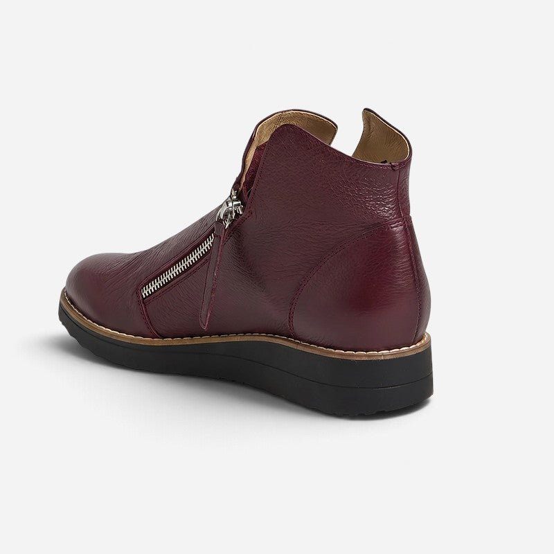 Ohmy Burgundy Leather/Black