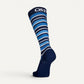 Wellness Compression Over The Calf Blue Stripes