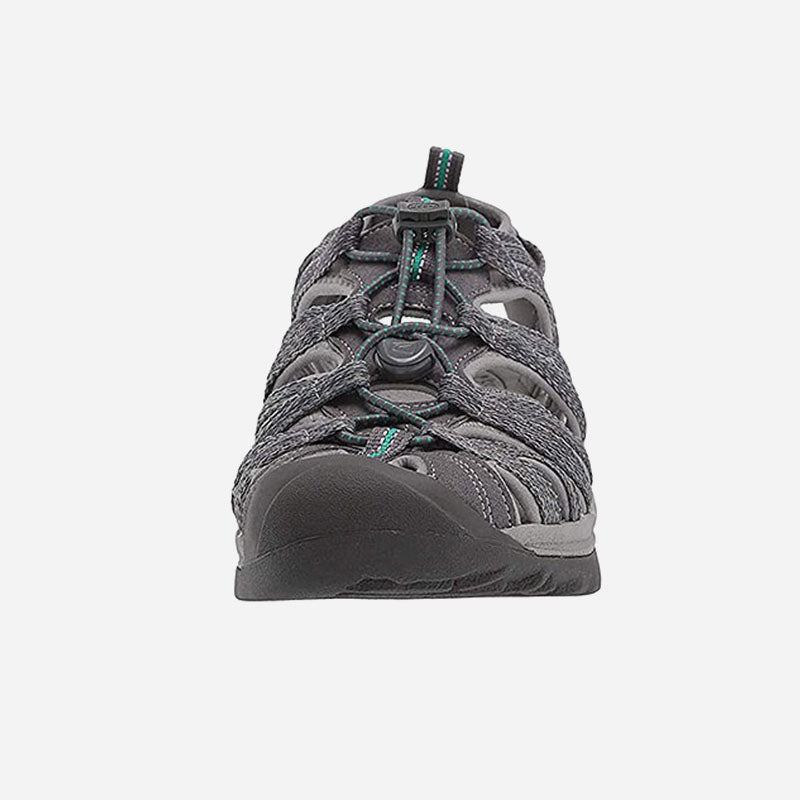 Women's Whisper Grey/Peacock Green